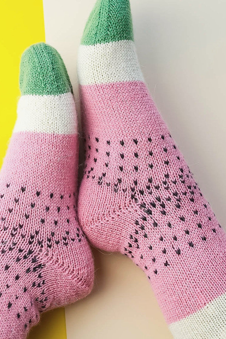 Socken Fruity Wassermelone, Detail