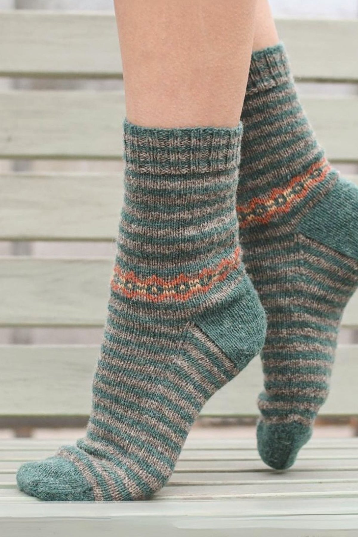 Socken Smilla, Strickmodell in einer weiteren Ansicht