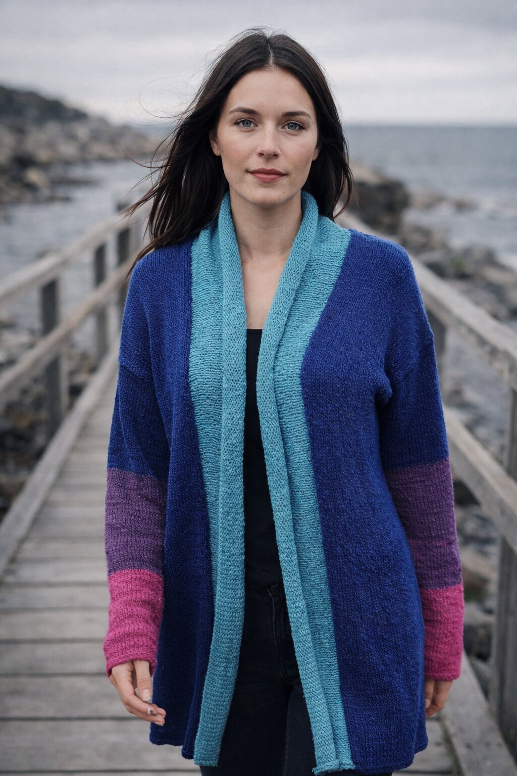 Strickset Jacke Silken: Strickanleitung und Wolle Soft Silk von BC Garn