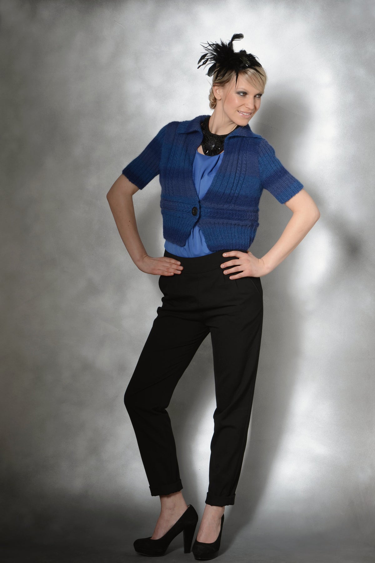 Jacke Karla, Strickmodell in einer weiteren Ansicht 2