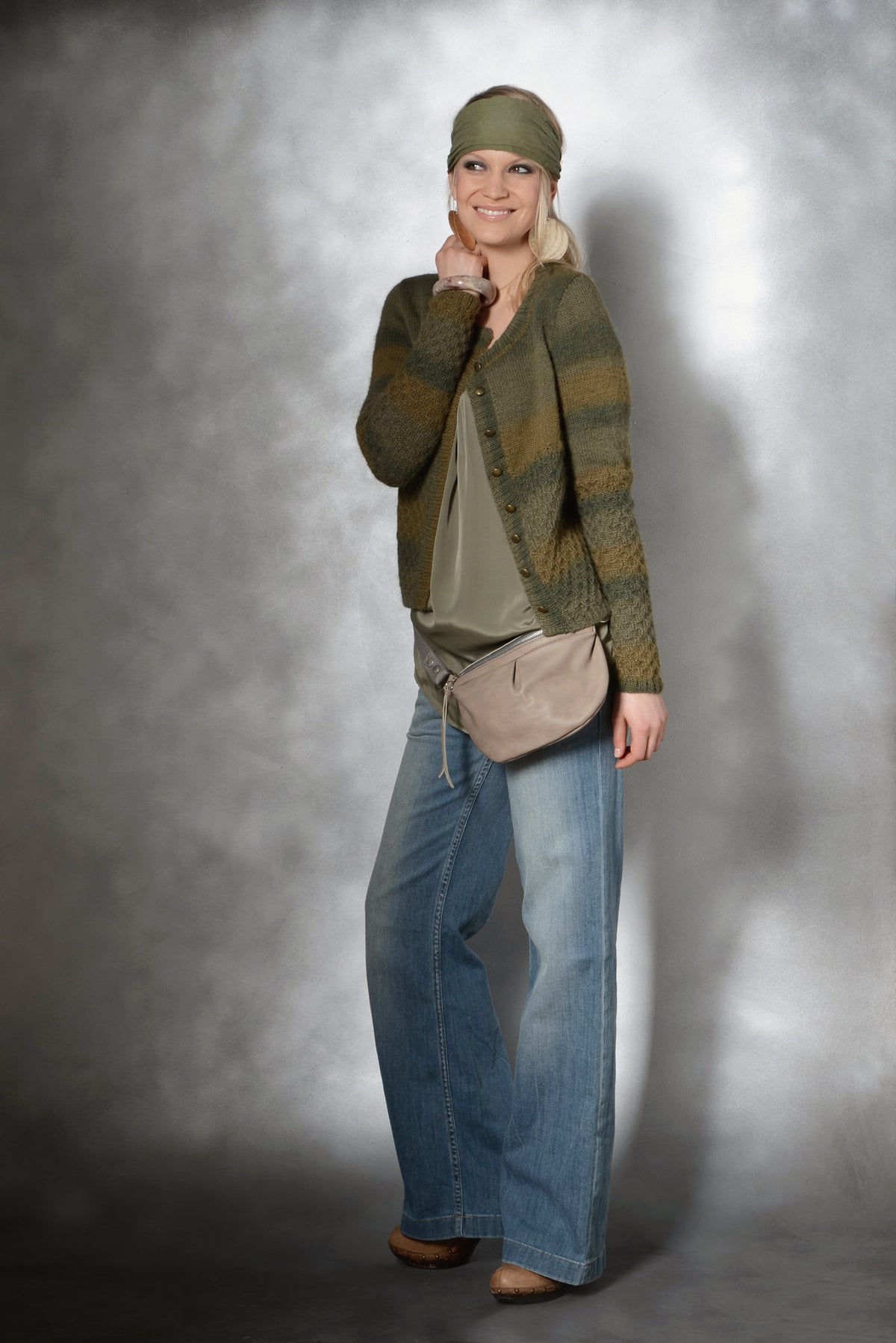 Jacke Lilly, Strickmodell in einer weiteren Ansicht