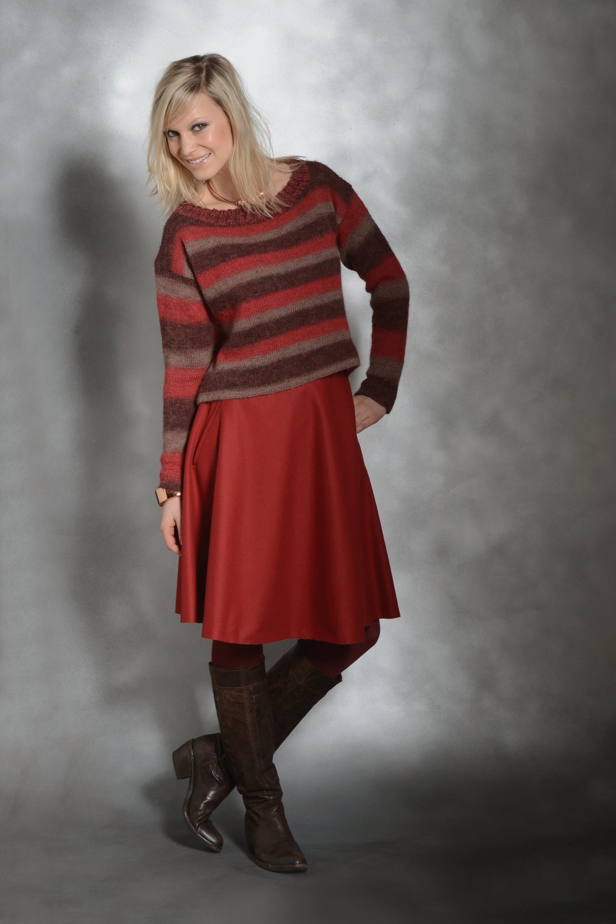 Pullover Mila, Strickmodell in einer weiteren Ansicht
