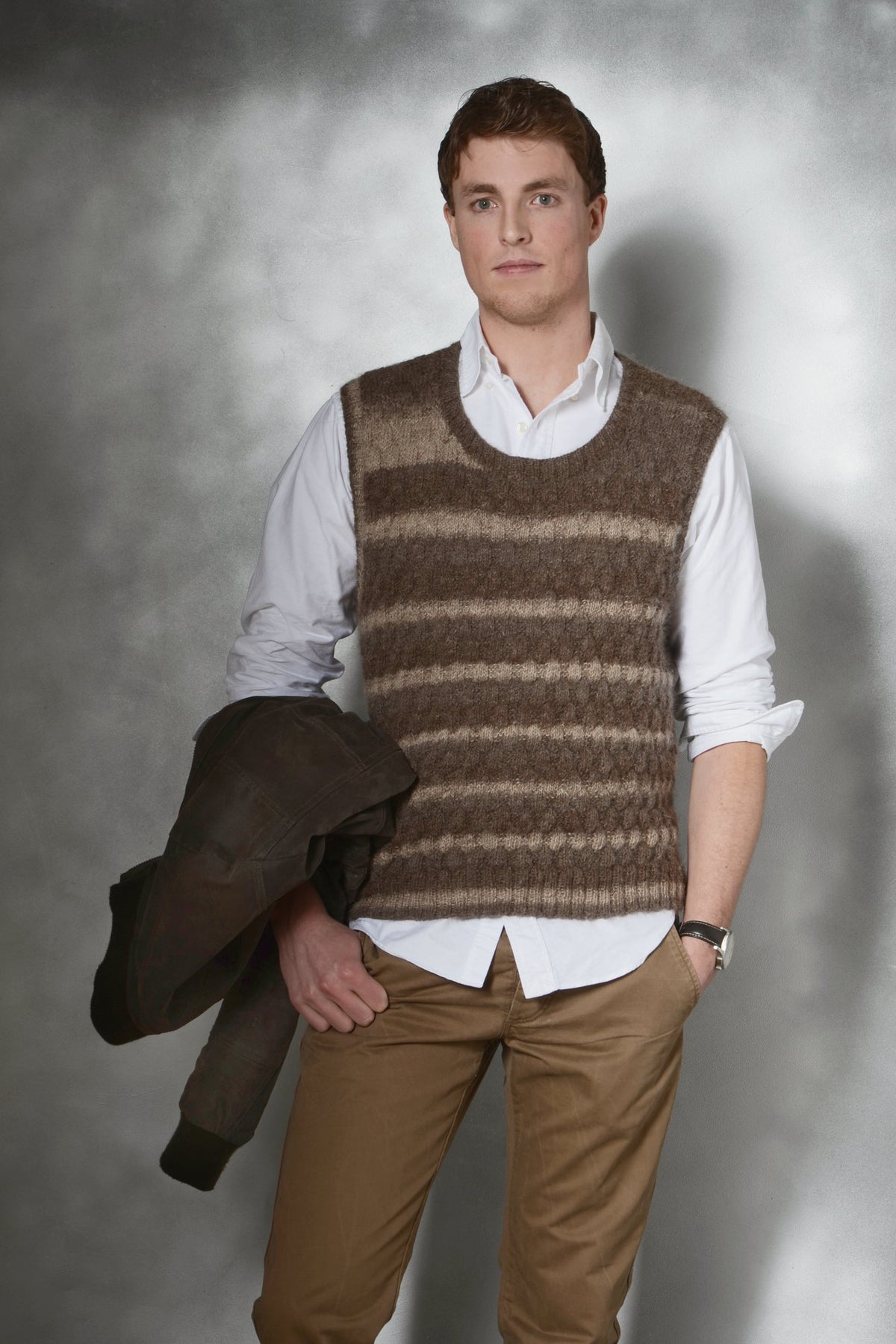 Pullunder Guido, Strickmodell in einer weiteren Ansicht