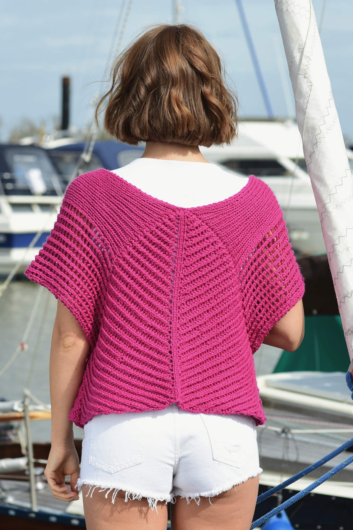 Pullover Zinnia, Strickmodell in einer weiteren Ansicht