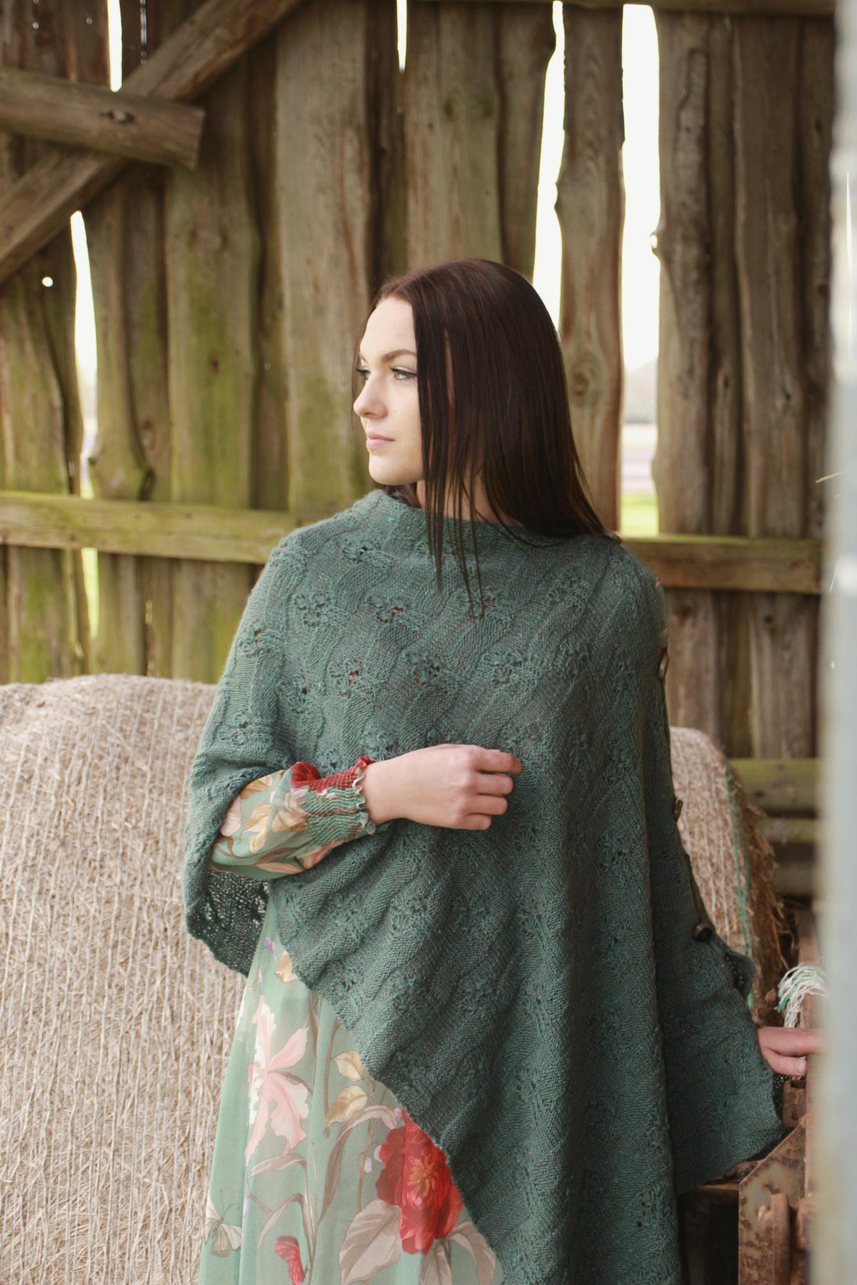 Tuch Bedelia, Strickmodell in einer weiteren Ansicht