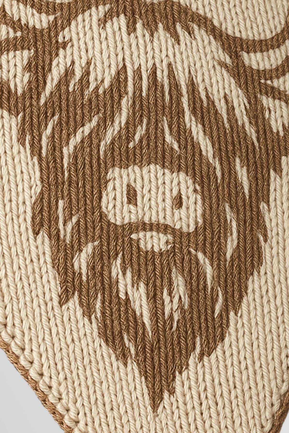 Tuch Bramble - schottisches Hochlandrind, Detail