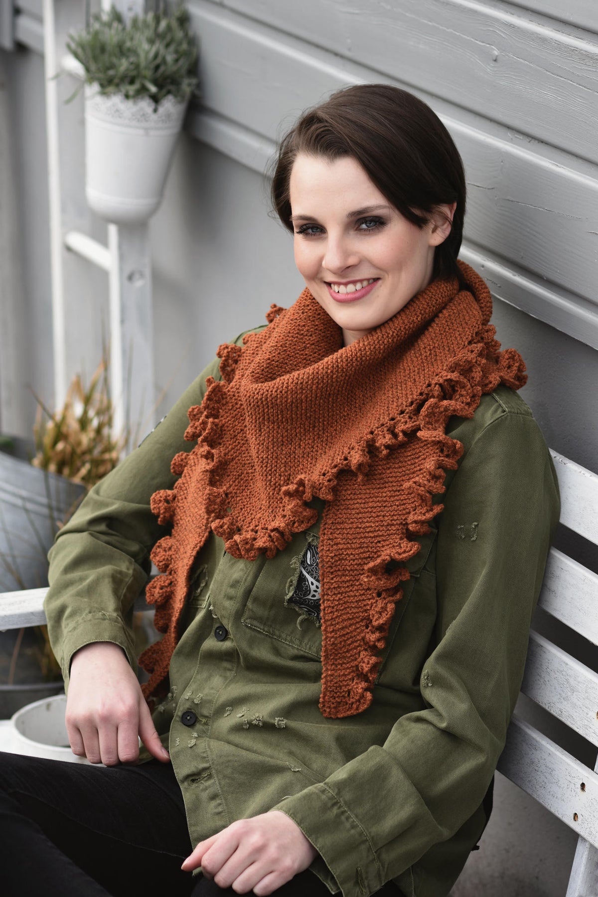 Tuch Matilda, Strickmodell in einer weiteren Ansicht