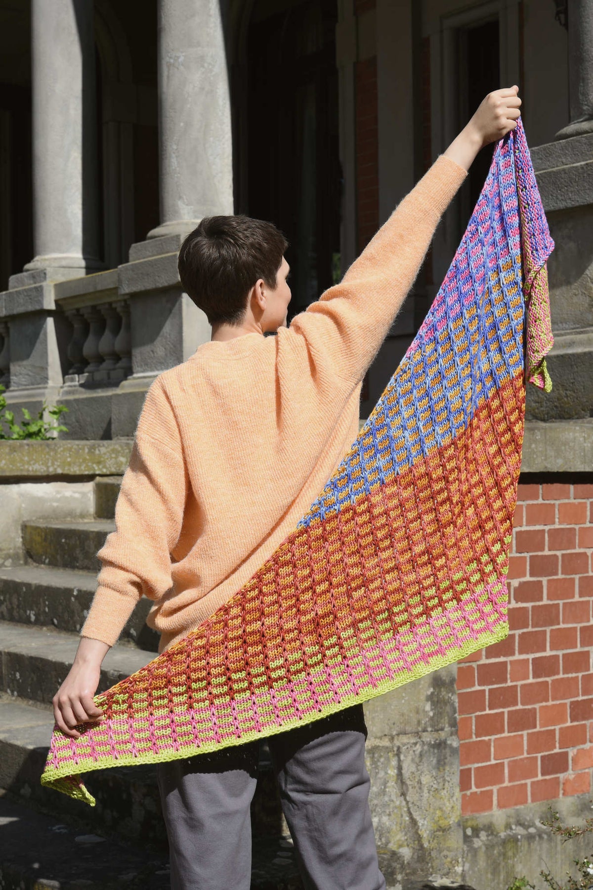 Tuch Venja, Strickmodell in einer weiteren Ansicht