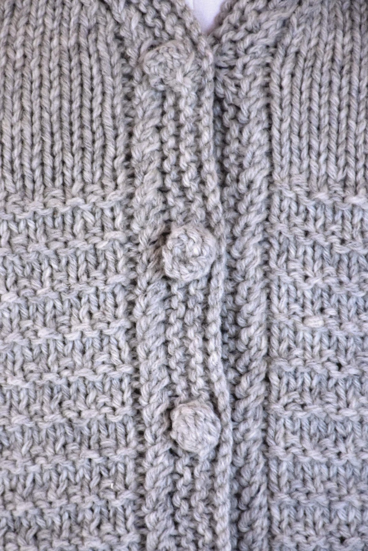 Weste Emma, Detail
