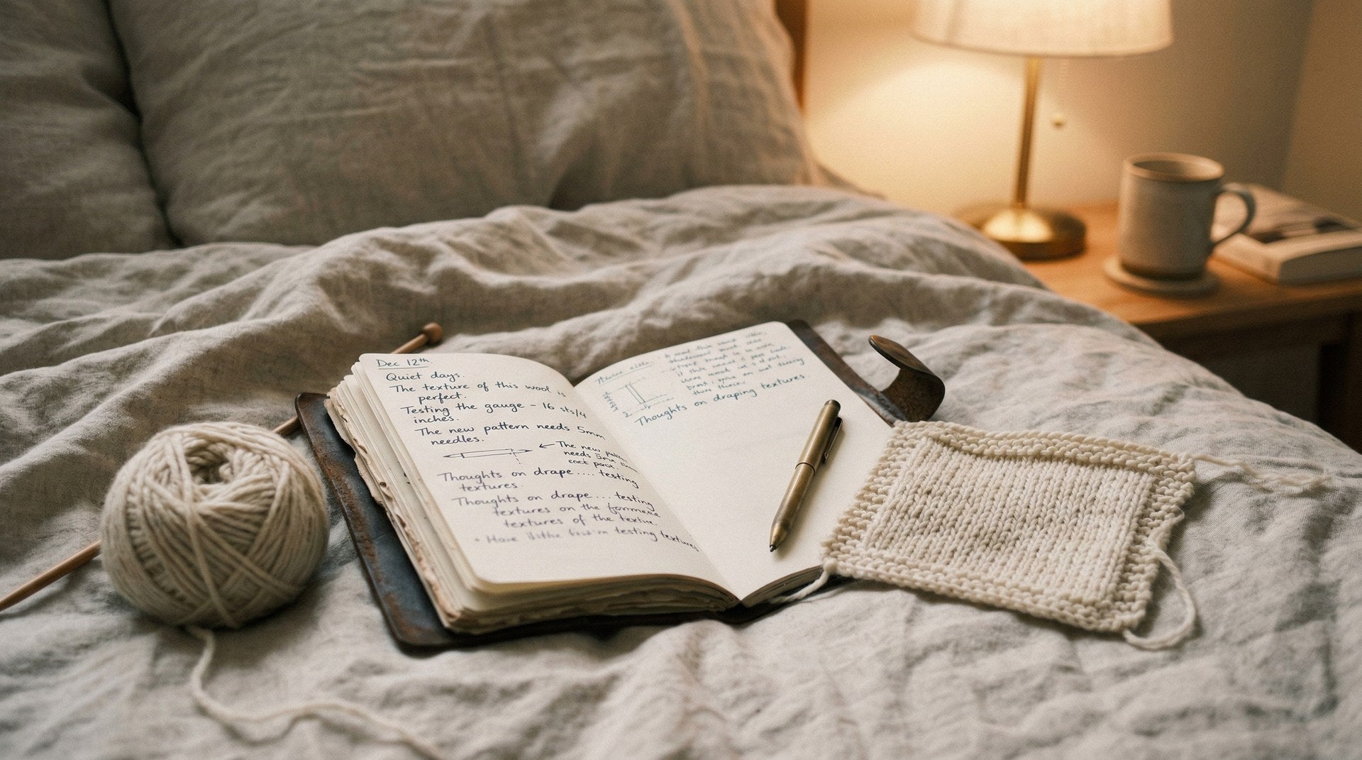 Warum Journaling meine Tage rettet – Stricken, KI und bewusstes Erinnern