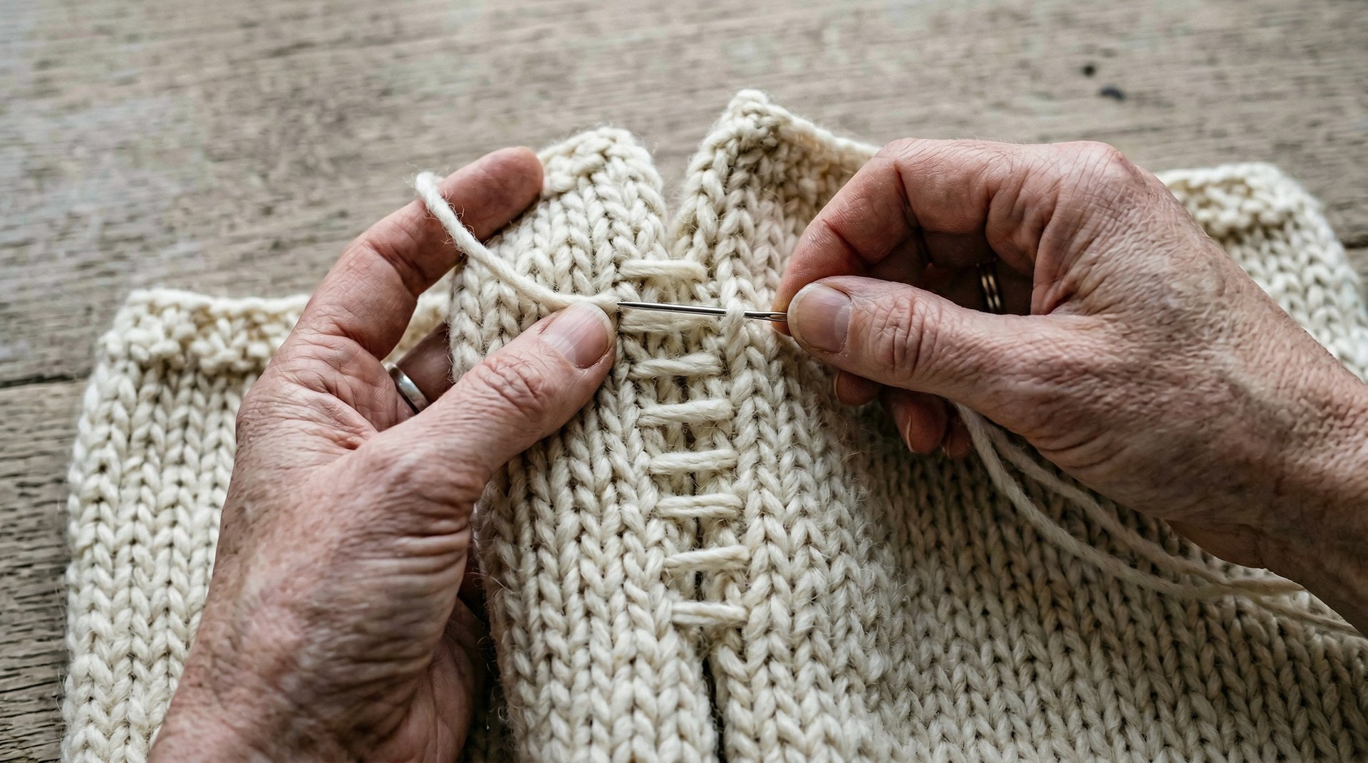 Handgestrickte Kleidung Qualität: Verarbeitung als Zeichen von Sorgfalt