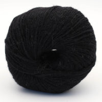 BC Garn Alva - Cashmere Revive, Farbe 17 Schwarz: 95 % Kaschmir, 5 % Wolle