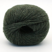 BC Garn Alva - Cashmere Revive, Farbe 23 Moos Grün: 95 % Kaschmir, 5 % Wolle