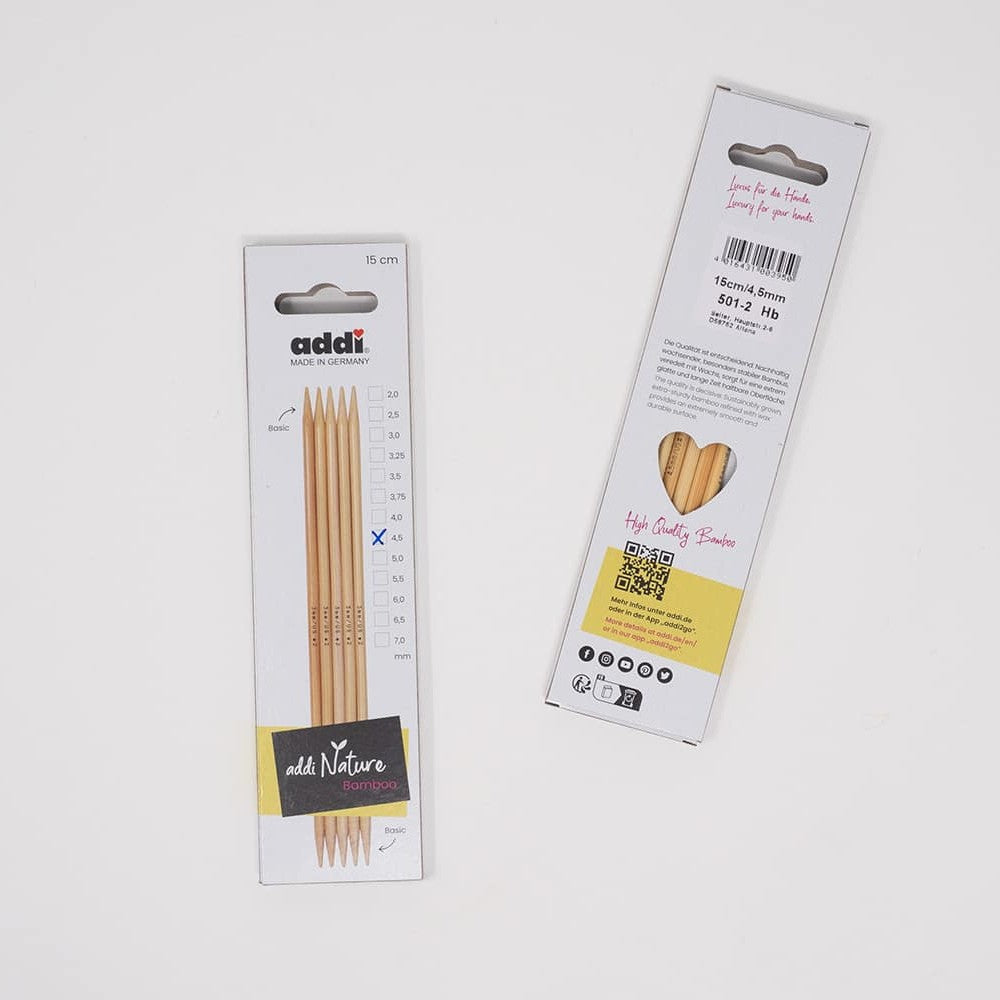 AddiNature Bamboo Strumpfstricknadeln, weitere Ansicht