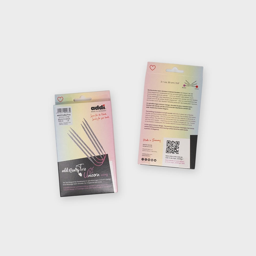 AddiCraSyTrio Unicorn Long, Verpackung