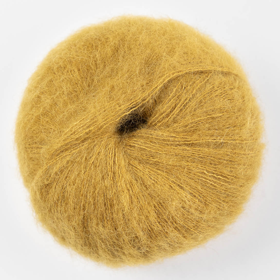 Amano Uma Suri-Alpaka Mohair Seide, Farbe 1927 Amber Oasis: 37 % Alpaka, 37 % Mohair, 26 % Seide