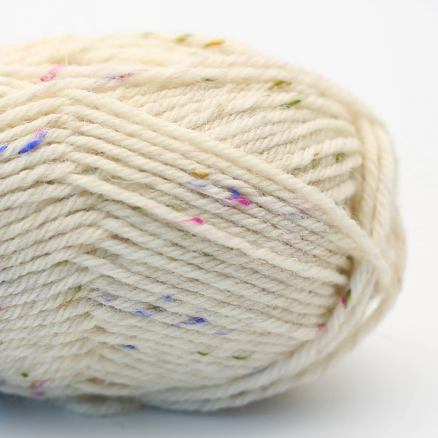 BC Garn Vesterhavet, Farbe 101 White Confetti Tweed: 100 % Schurwolle