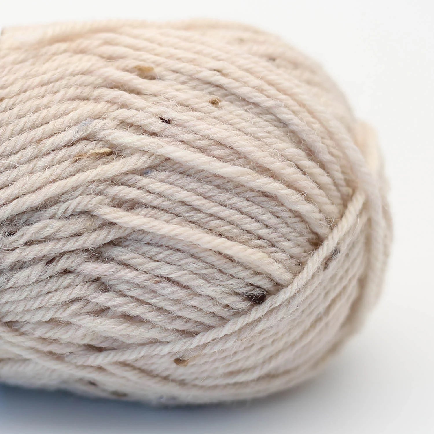 BC Garn Vesterhavet, Farbe 118 Natural Beige Tweed: 100 % Schurwolle