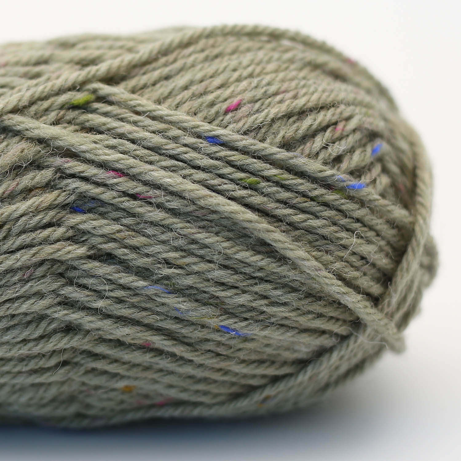BC Garn Vesterhavet, Farbe 140 Green Tweed: 100 % Schurwolle
