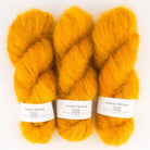 Cowgirlblues Fluffy Mohair Solids, Farbe 57 Saffron: 78 % Mohair, 13 % Wolle, 9 % Nylon