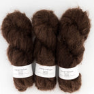 Cowgirlblues Fluffy Mohair Solids, Farbe 58 Cacao: 78 % Mohair, 13 % Wolle, 9 % Nylon