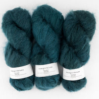 Cowgirlblues Fluffy Mohair Solids, Farbe 59 High Tide: 78 % Mohair, 13 % Wolle, 9 % Nylon