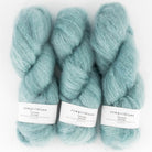 Cowgirlblues Fluffy Mohair Solids, Farbe 60 Low Tide: 78 % Mohair, 13 % Wolle, 9 % Nylon