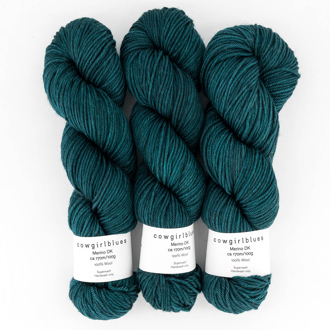Cowgirlblues Merino DK Solids, Farbe 59 High Tide: 100 % Wolle