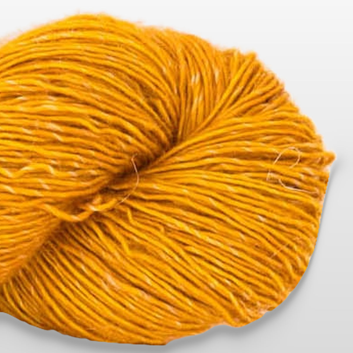 Cowgirlblues Merino Linen Solid, Farbe 57 Saffron: 77 % Wolle, 12 % Leinen, 11 % Viskose