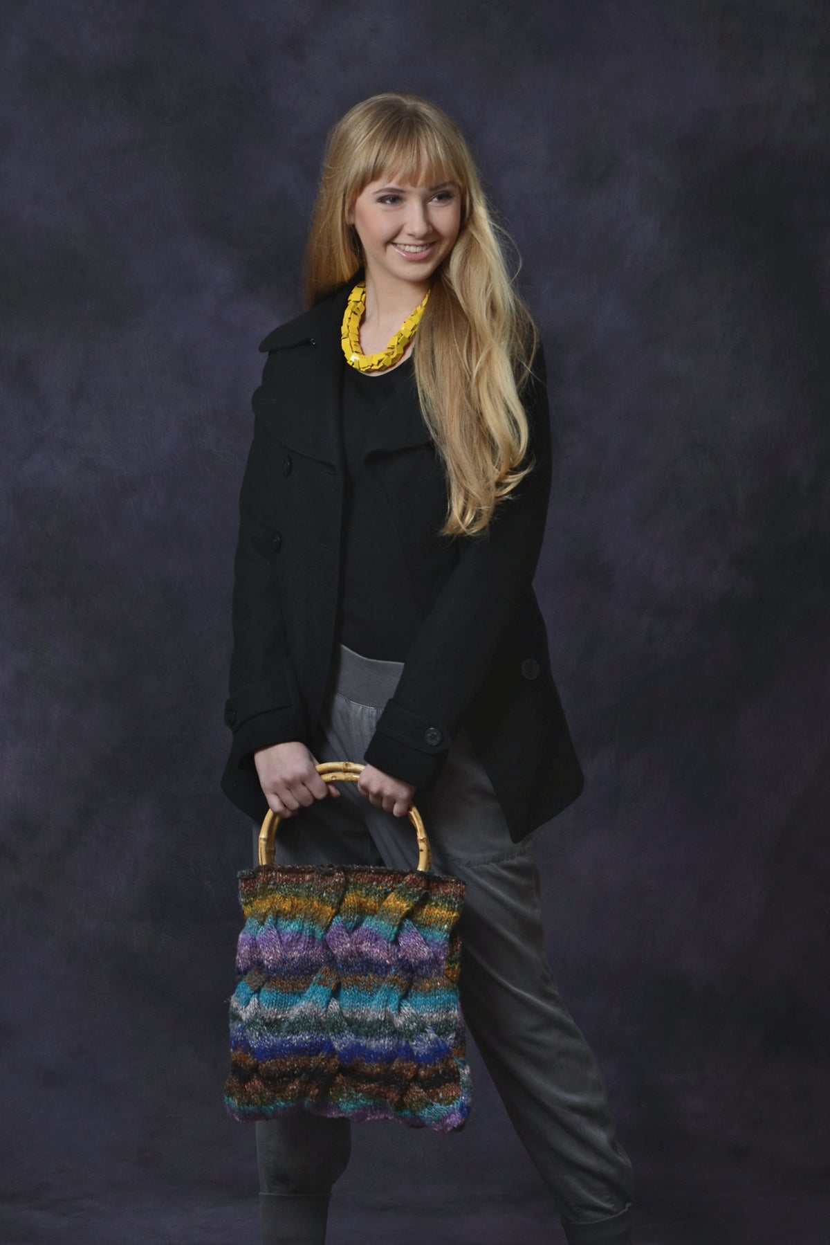 Tasche Posh, Strickmodell in einer weiteren Ansicht