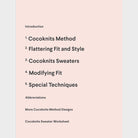 Cocoknits Sweater Workshop von Julie Weisenberger: Inhaltsverzeichnis