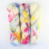 Fluffy Mohair Farbverlauf