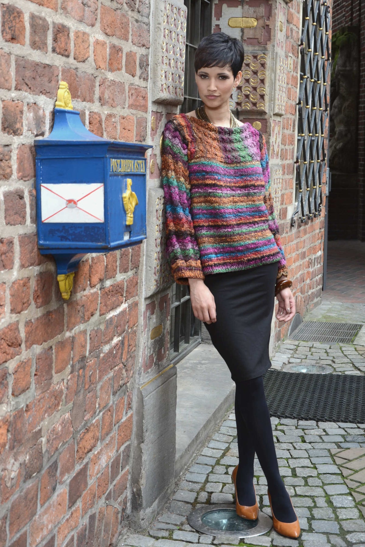 Pullover Carrie, Strickmodell in einer weiteren Ansicht