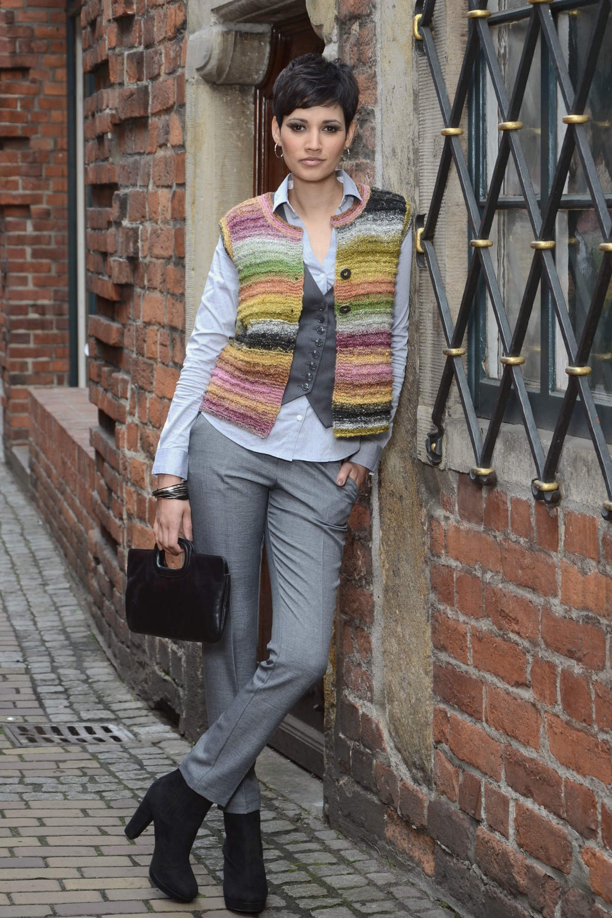 Weste Cheryl, Strickmodell in einer weiteren Ansicht