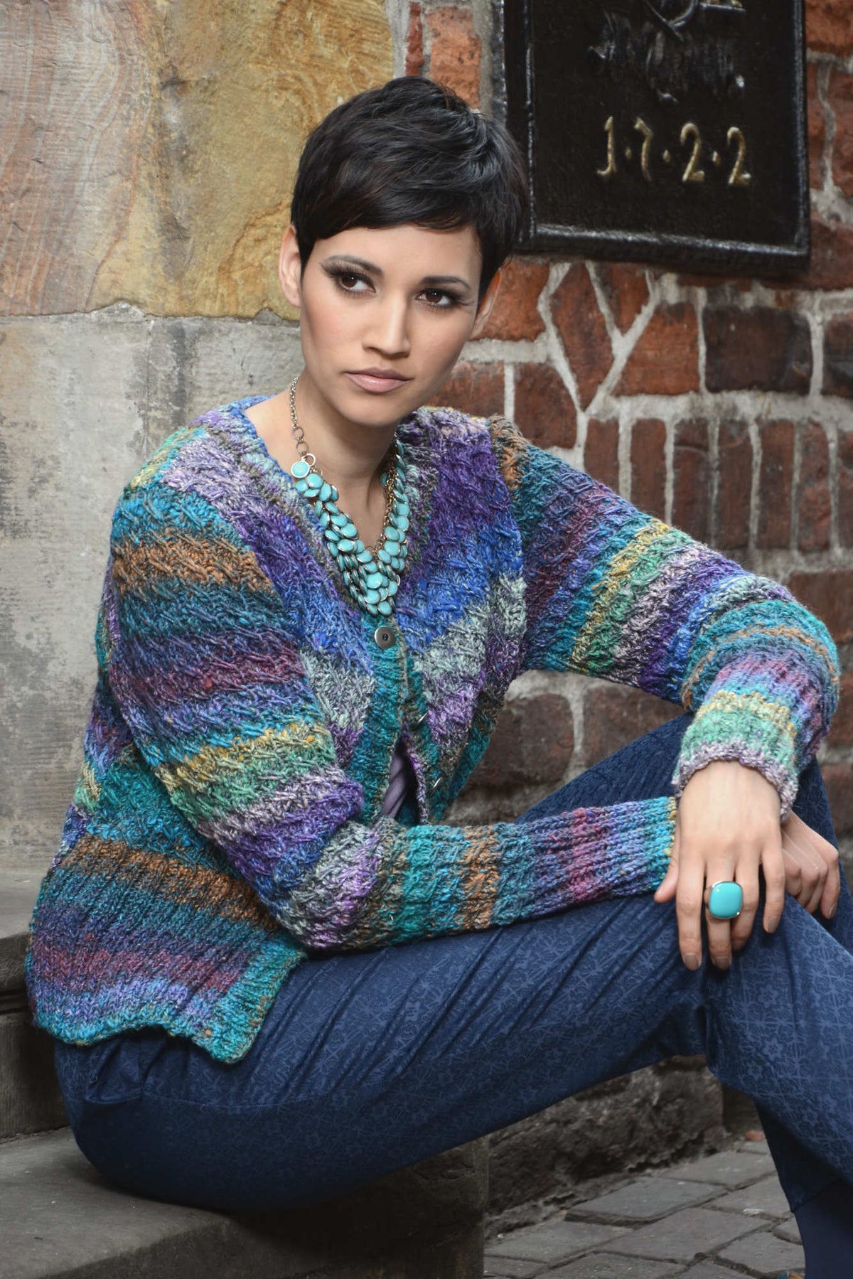 Jacke Chloe, Strickmodell in einer weiteren Ansicht