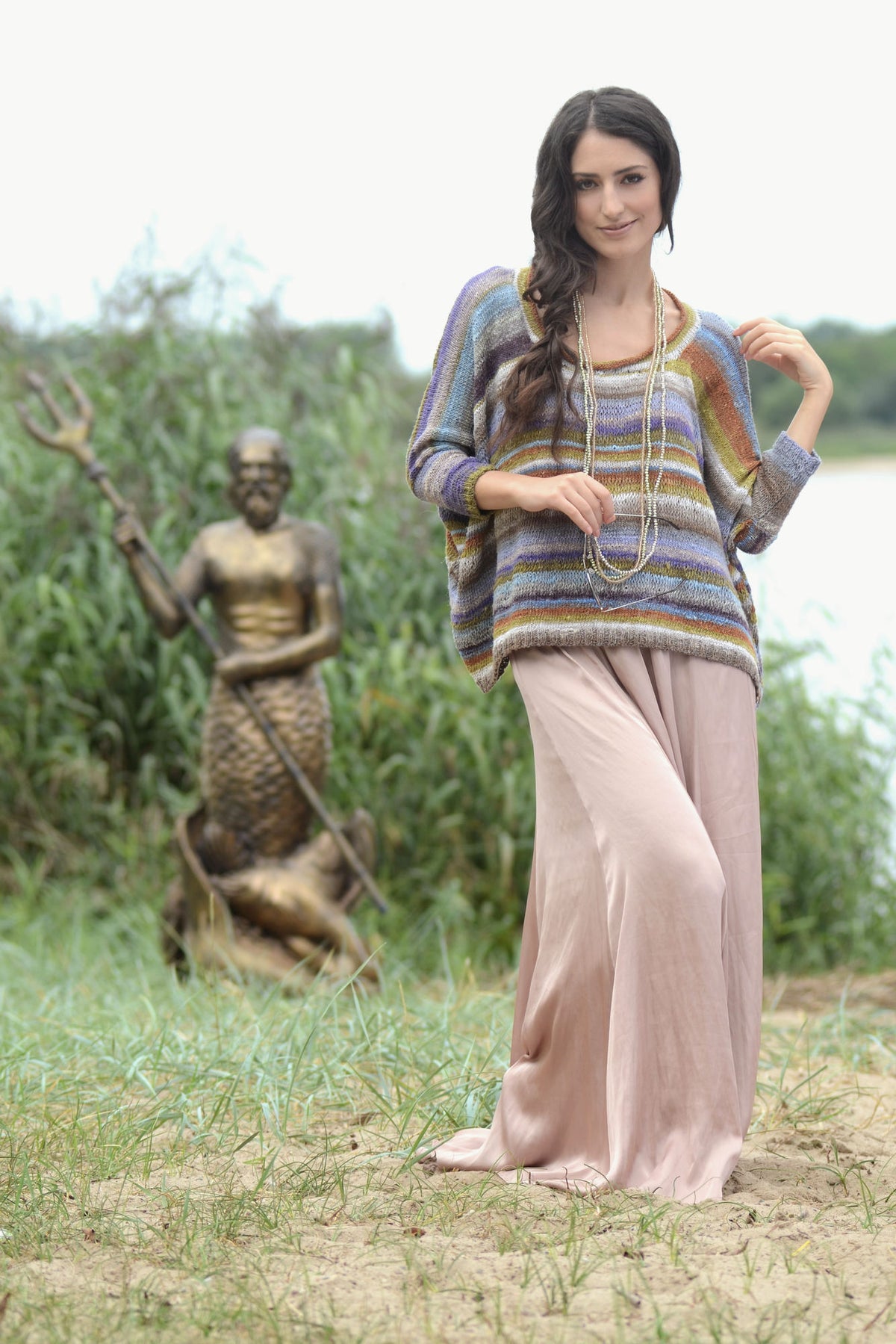 Pullover Kaori, Strickmodell in einer weiteren Ansicht