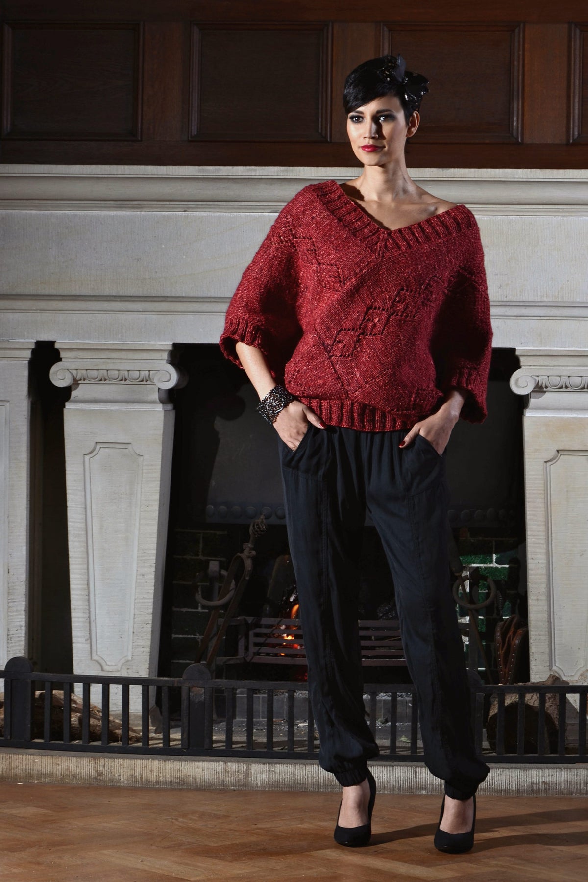 Pullover Lavinia, Strickmodell in einer weiteren Ansicht
