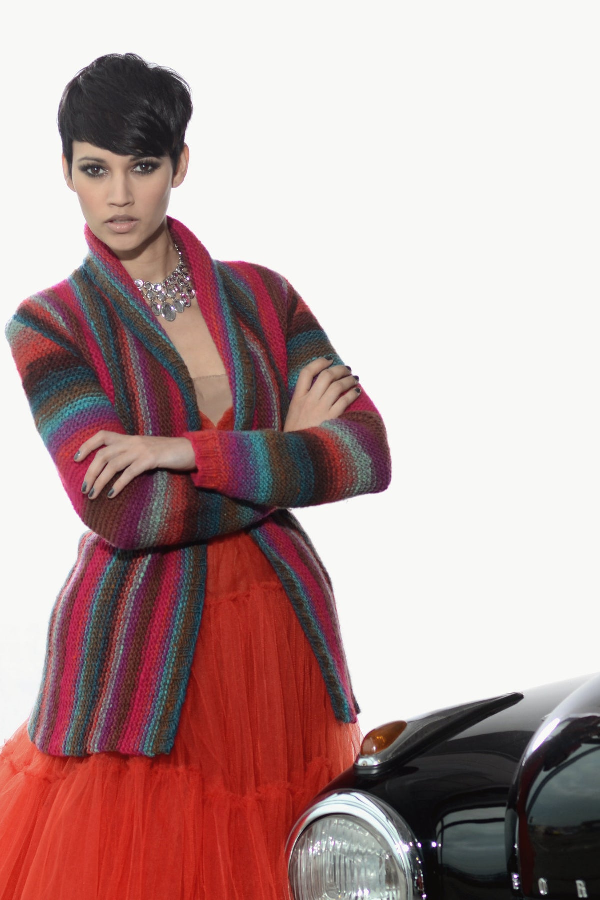Jacke Alicia, Strickmodell in einer weiteren Ansicht