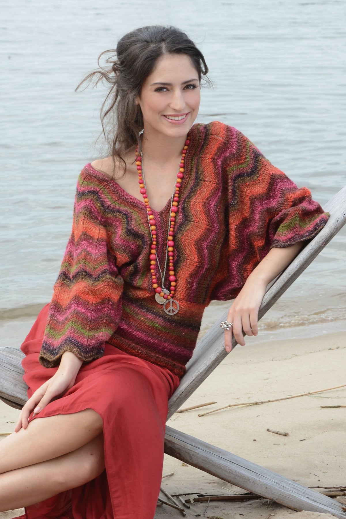Pullover Sakura, Strickmodell in einer weiteren Ansicht