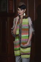 Schal Tigris, Strickmodell in einer weiteren Ansicht