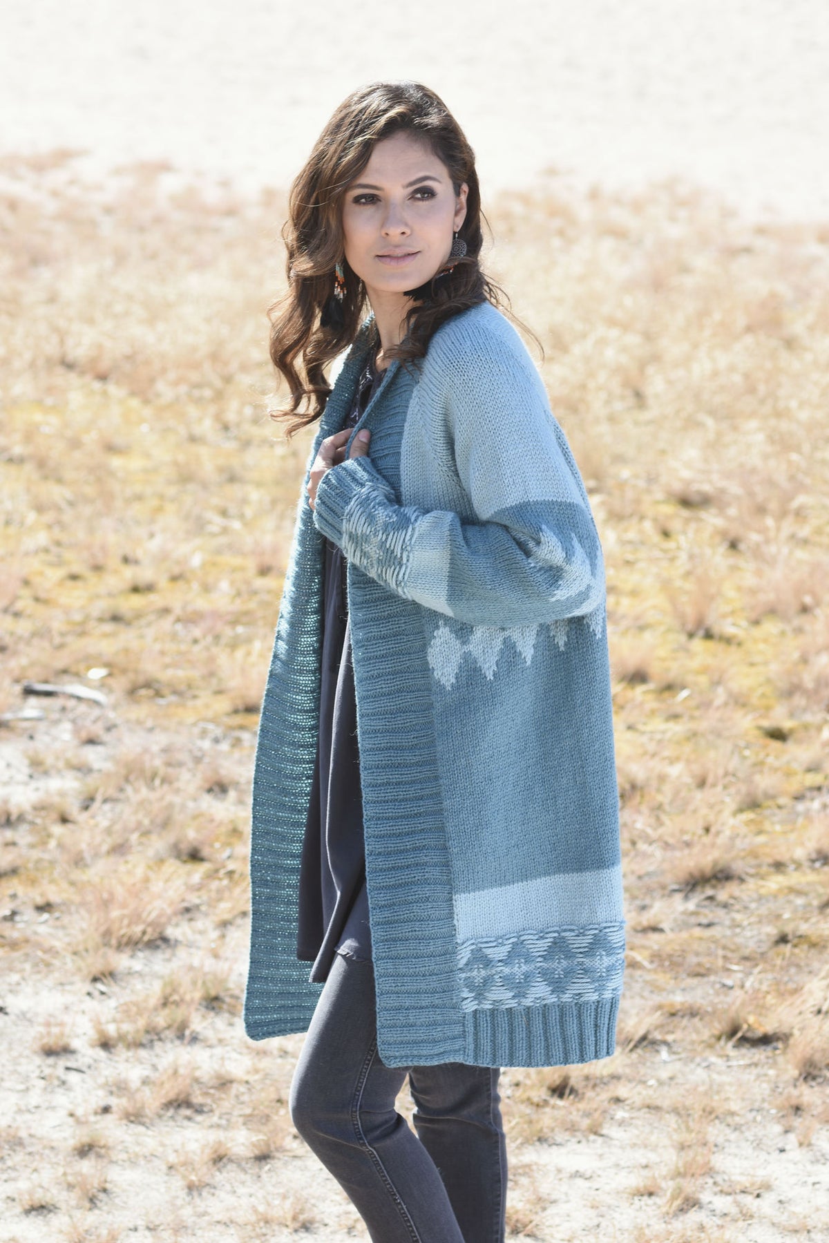 Jacke Agatha, Strickmodell in einer weiteren Ansicht
