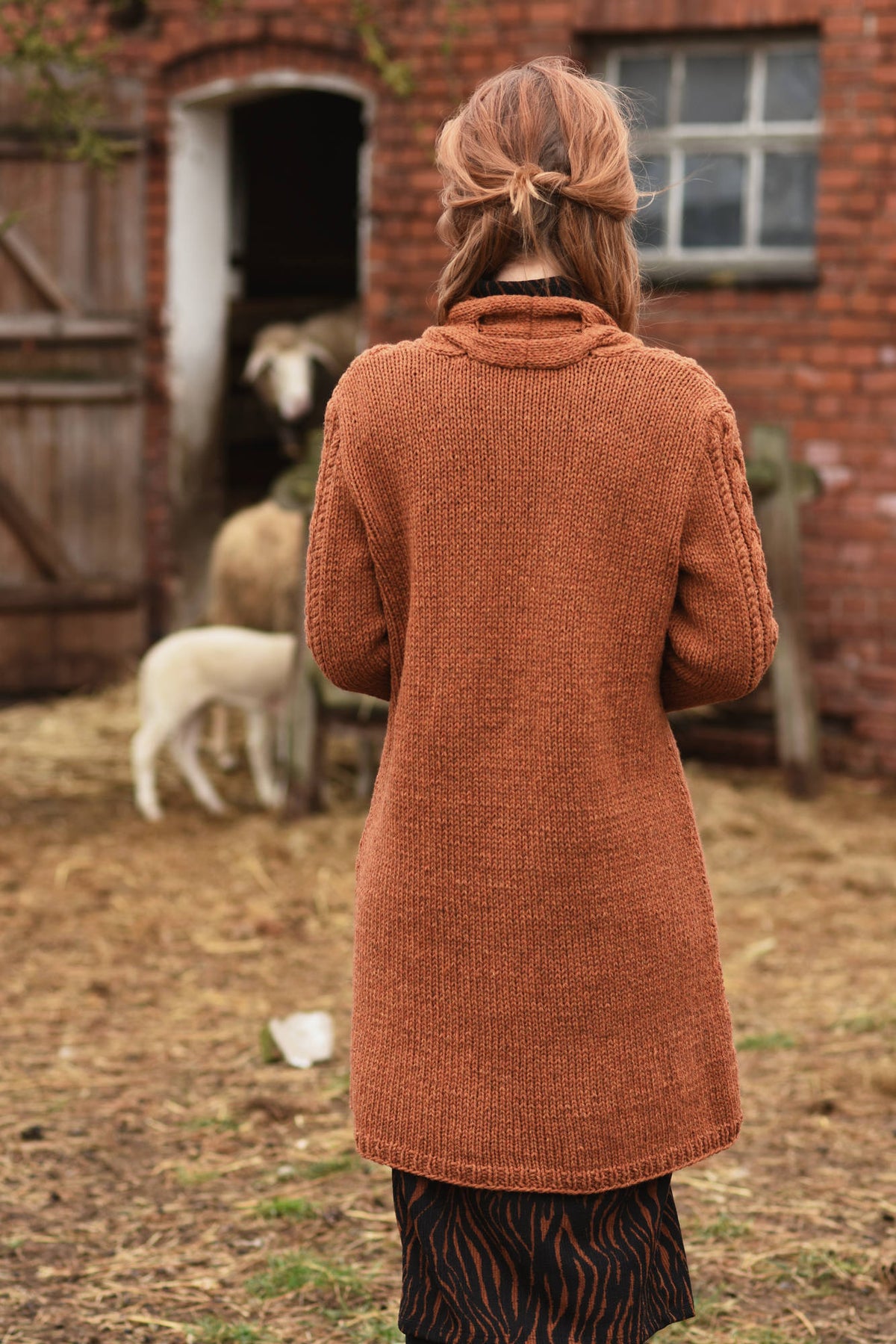 Jacke Audhild, Strickmodell in einer weiteren Ansicht