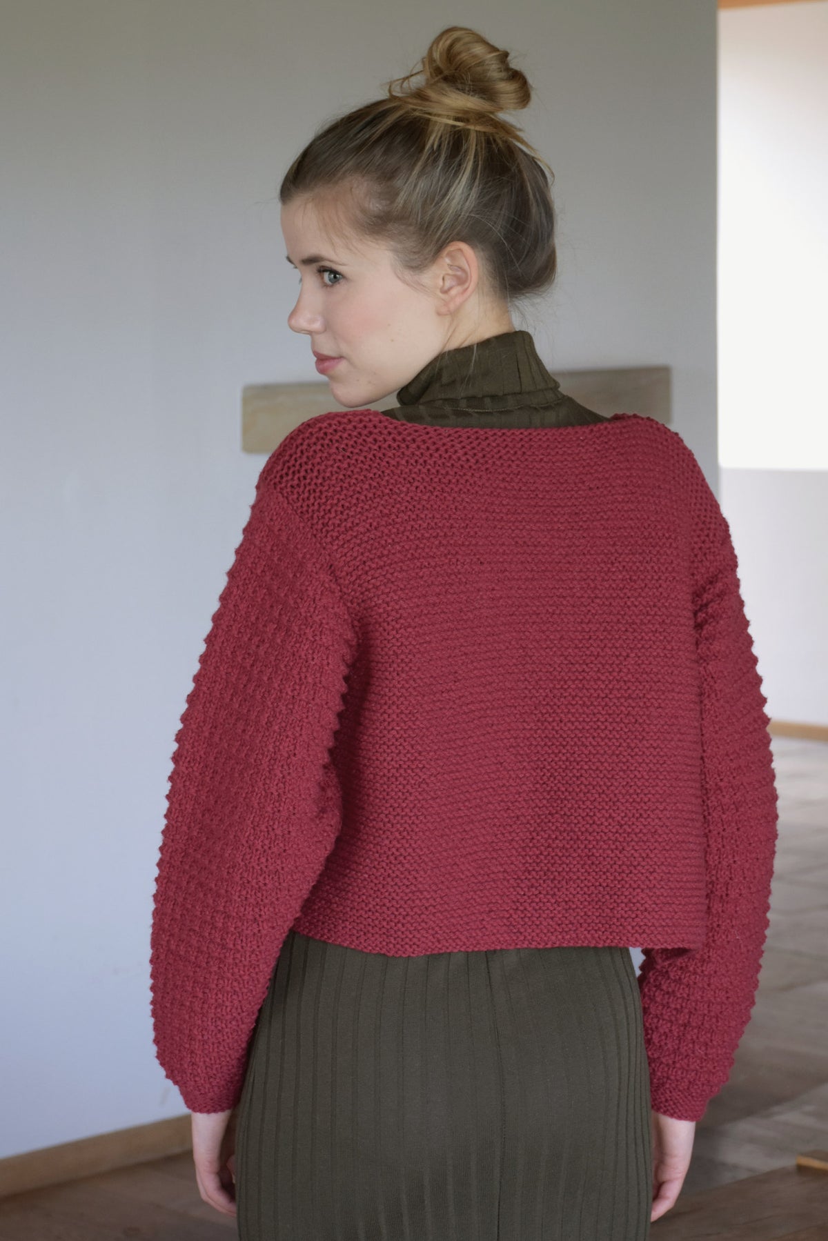 Jacke Ava, Strickmodell in einer weiteren Ansicht