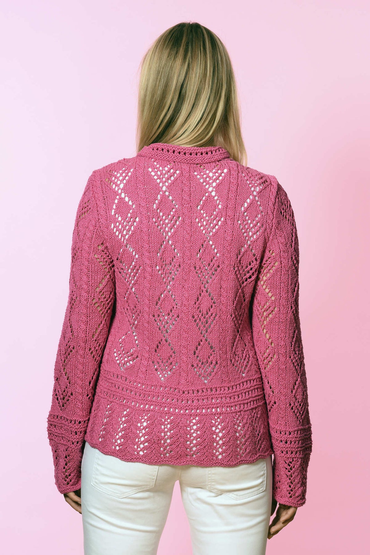 Jacke Babette, Strickmodell in einer weiteren Ansicht