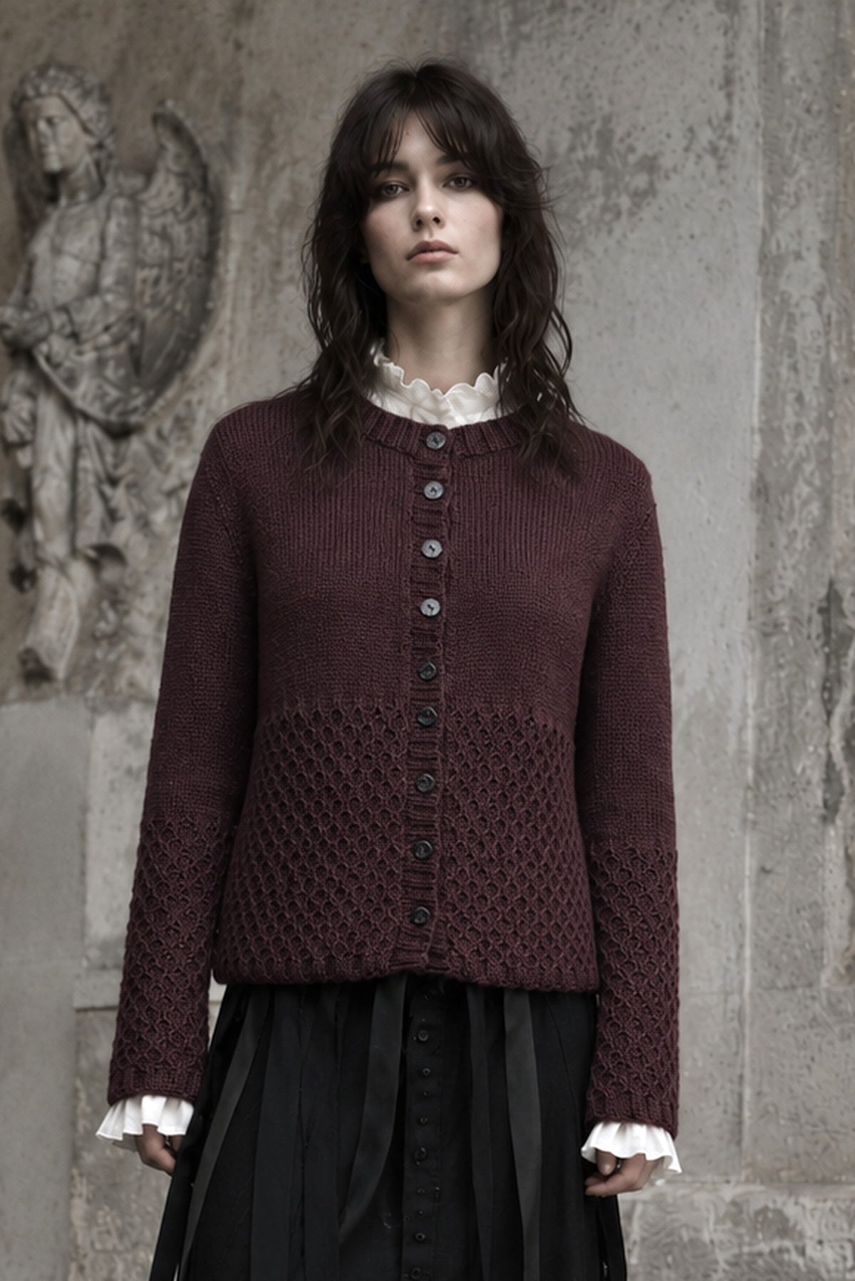 Jacke Carmilla, Strickanleitung, Detailansicht 1