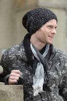 Jacke Isaac, Strickanleitung, Detailansicht Kragen und Zopfmuster