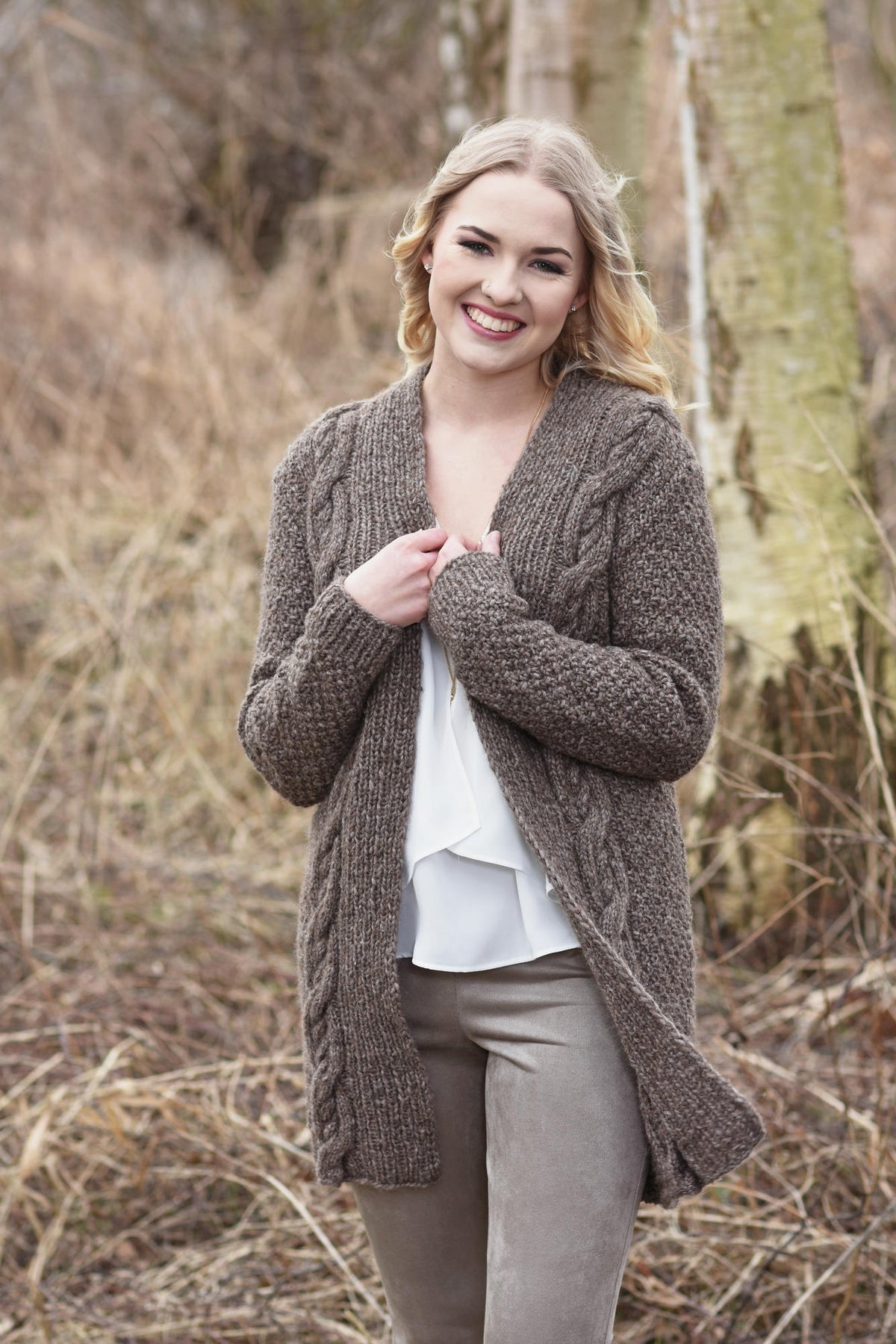 Jacke Liv, Strickmodell in einer weiteren Ansicht