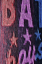 Kissen Bat Boys - Schriftzug, Detail