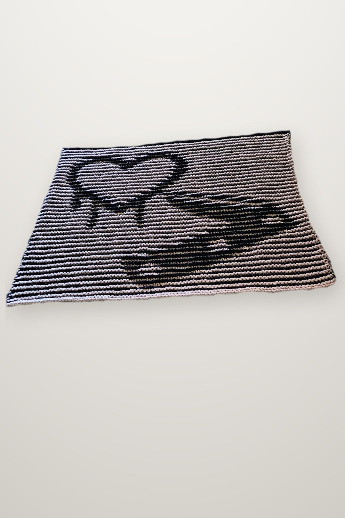 Kissen Carved - Herz, Strickmodell in einer weiteren Ansicht