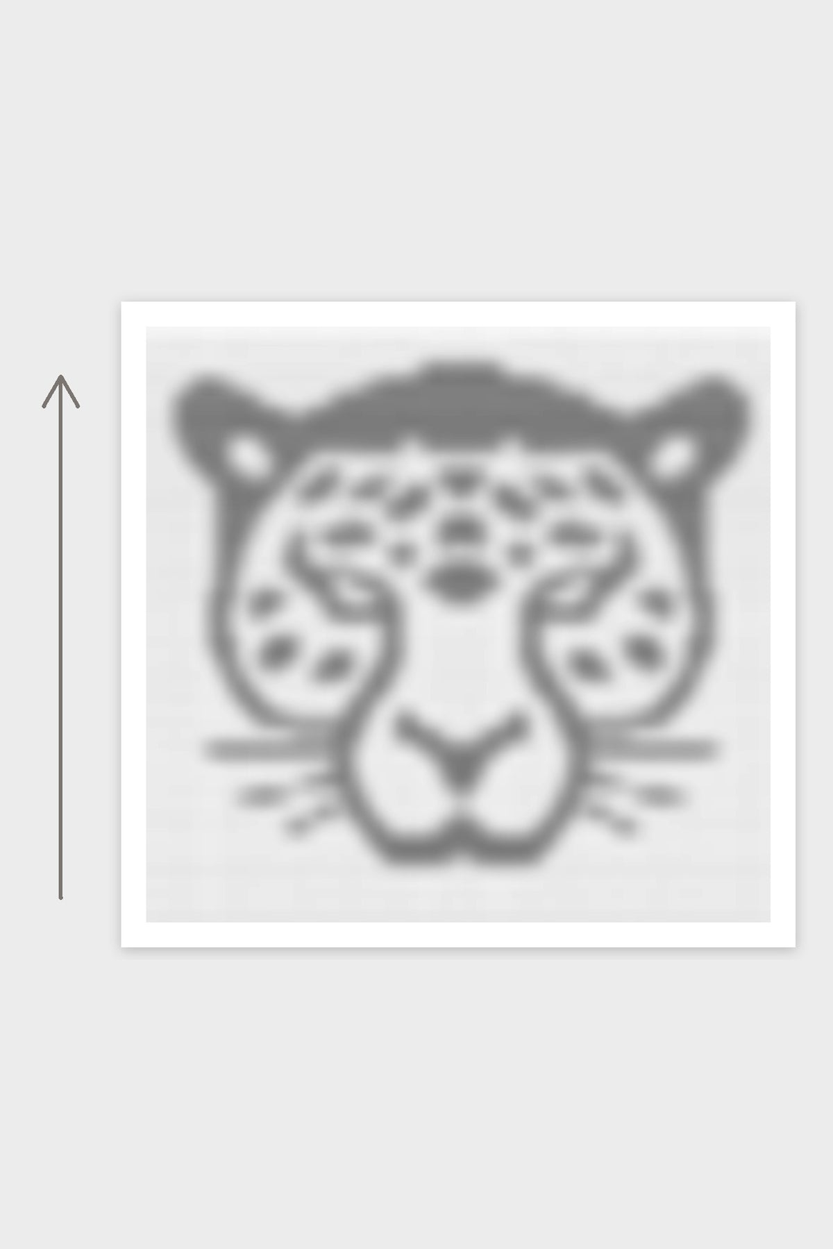 Kissen Ghostshift - Tiger: Strickschrift als grobe Vorschau, gestrickt von unten nach oben